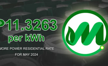 MORE Power rate for May 2024