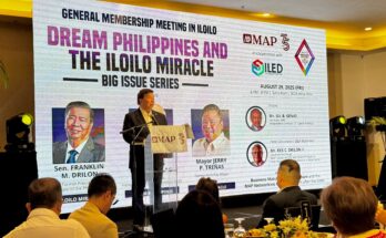 Sen. Franklin Drilon delivers Special Address on Iloilo Miracle at MAP General Membership Meeting