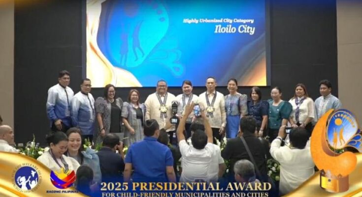 Iloilo City child friendly award