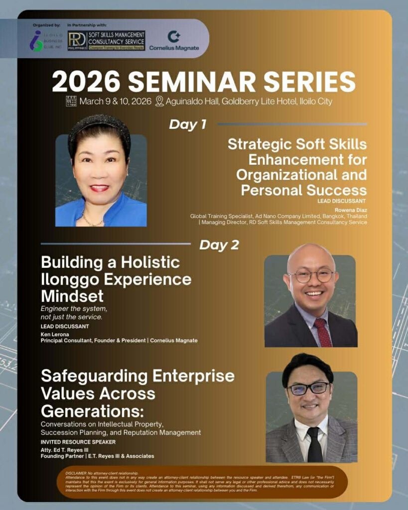 Iloilo Business Club seminar series 2026
