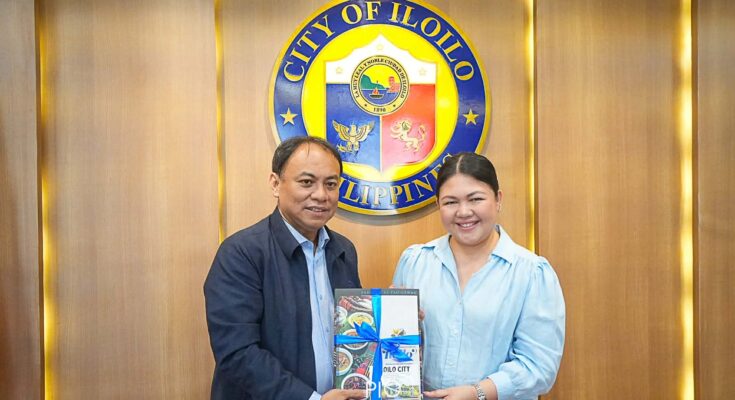 Iloilo City Mayor Raisa S. Treñas welcomed Department of Justice (DOJ) Secretary Fredderick “Eric” A. Vida at City Hall today, April 8.