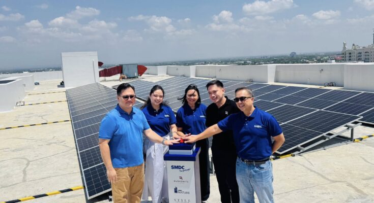 smdc powers style residences with solar