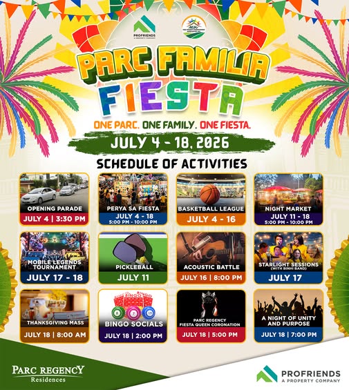 Parc Familia Fiesta 2026 schedule