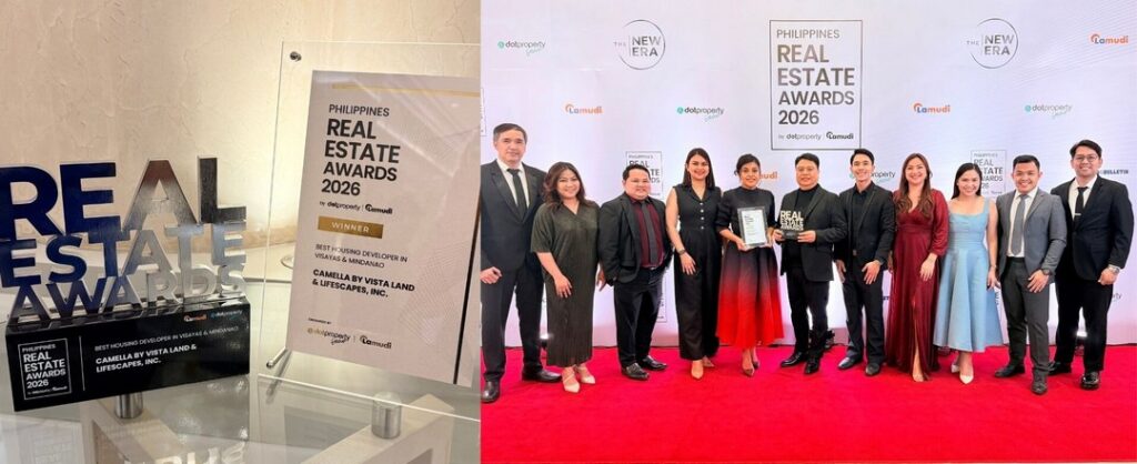 Recognized for Regional Excellence Camella earns the distinction of Best Housing Developer in Visayas and Mindanao, affirming its longstanding presence across the two island groups.